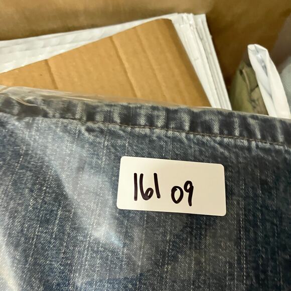 Canyon River Blues Shorts Mens Size 38 Blue Denim Carpenter Utility Workwear - Picture 9 of 9